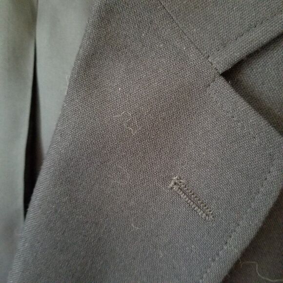 Vintage David Taylor wool blend blazer navy size 50B - Picture 7 of 12